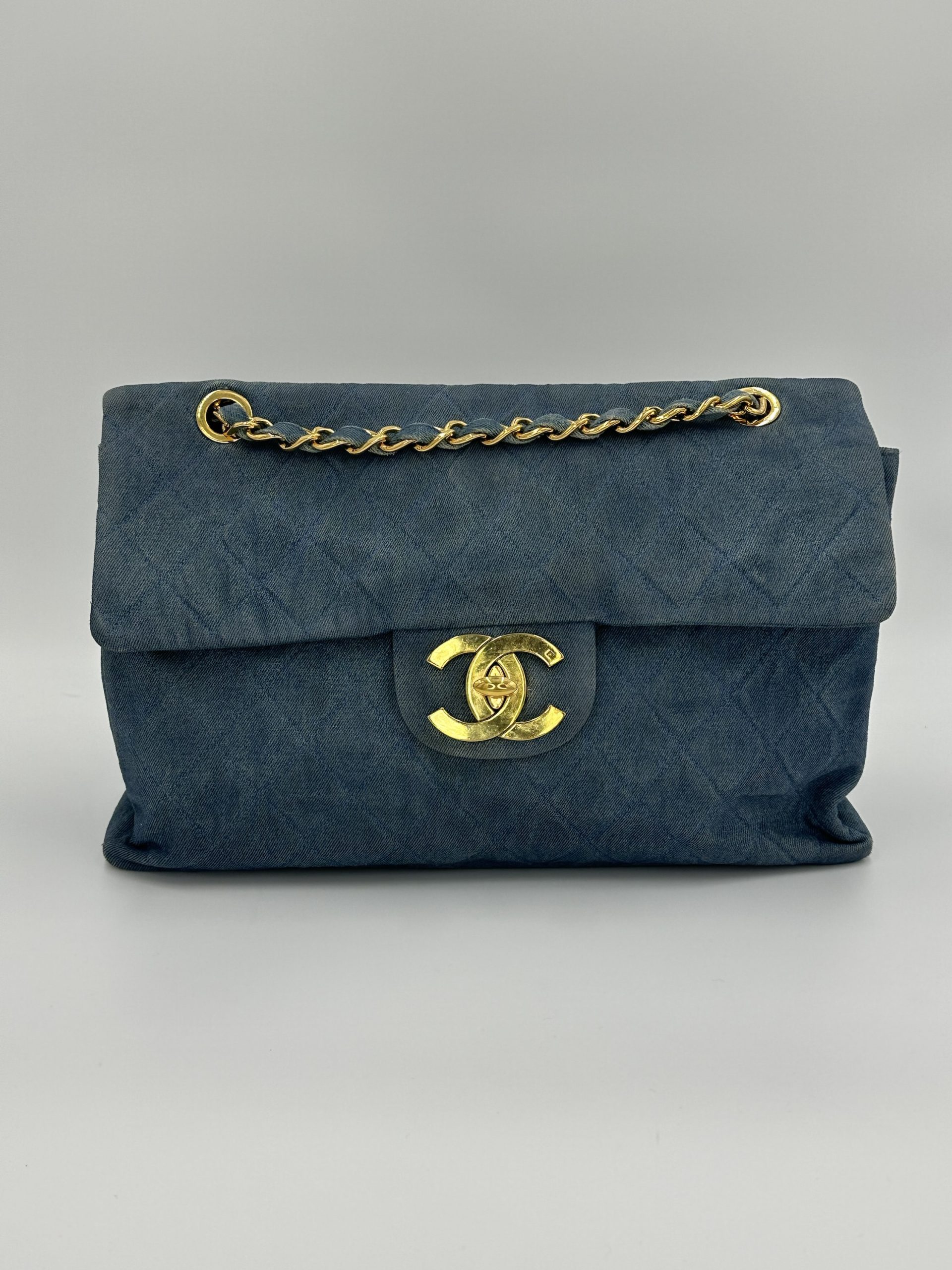 Chanel Maxi flap bag denim - Billede 2
