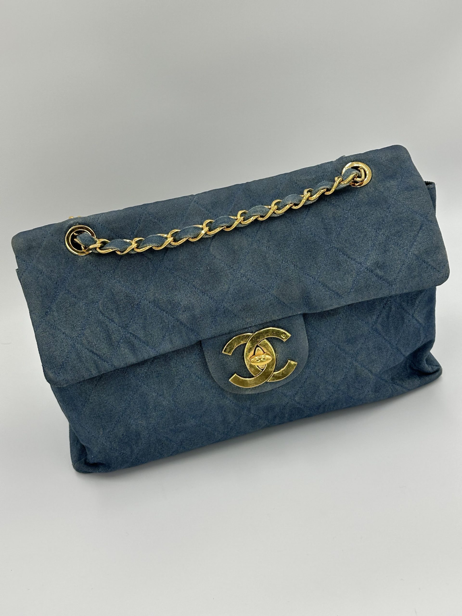 Chanel Maxi flap bag denim - Billede 3