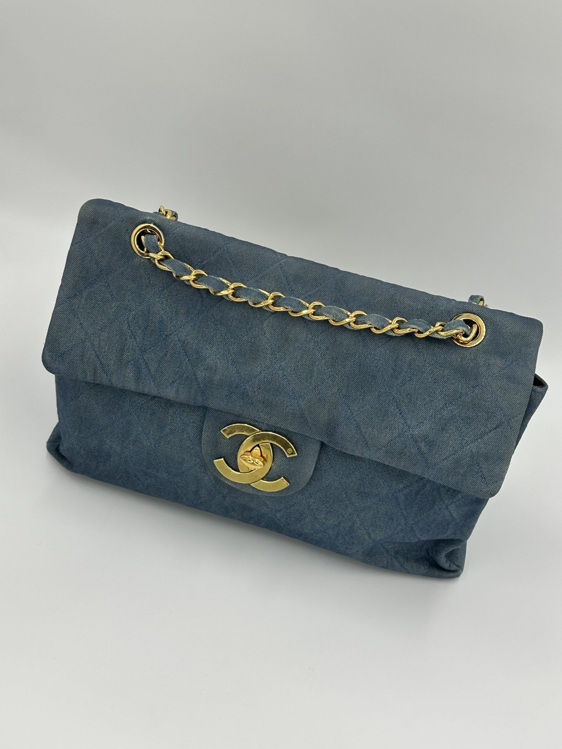 Chanel Maxi flap bag denim - Billede 4