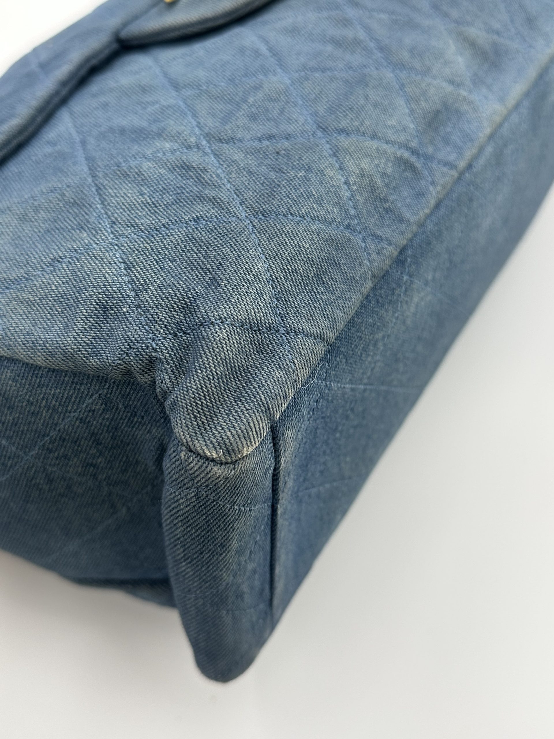 Chanel Maxi flap bag denim - Billede 12