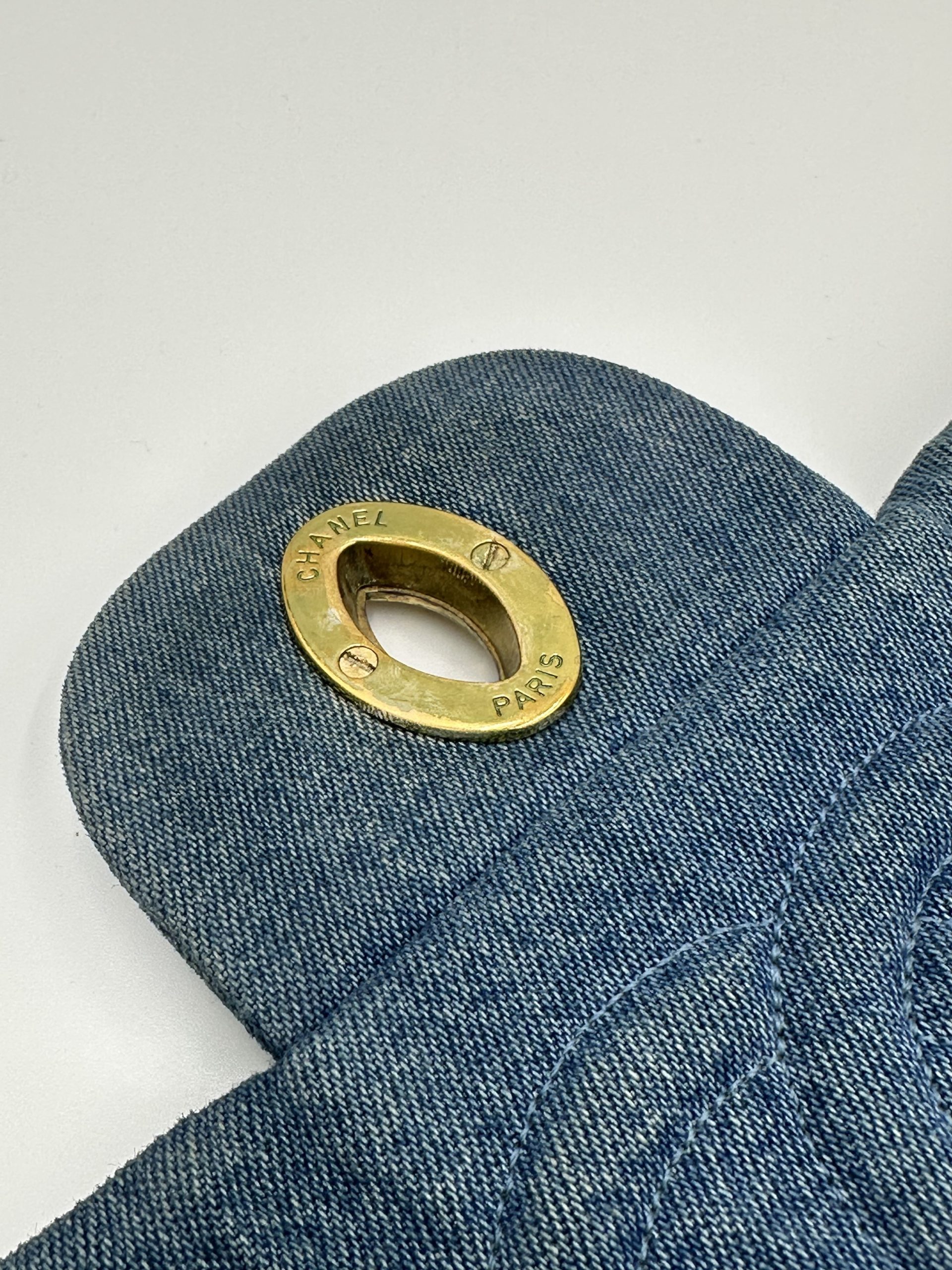 Chanel Maxi flap bag denim - Billede 15