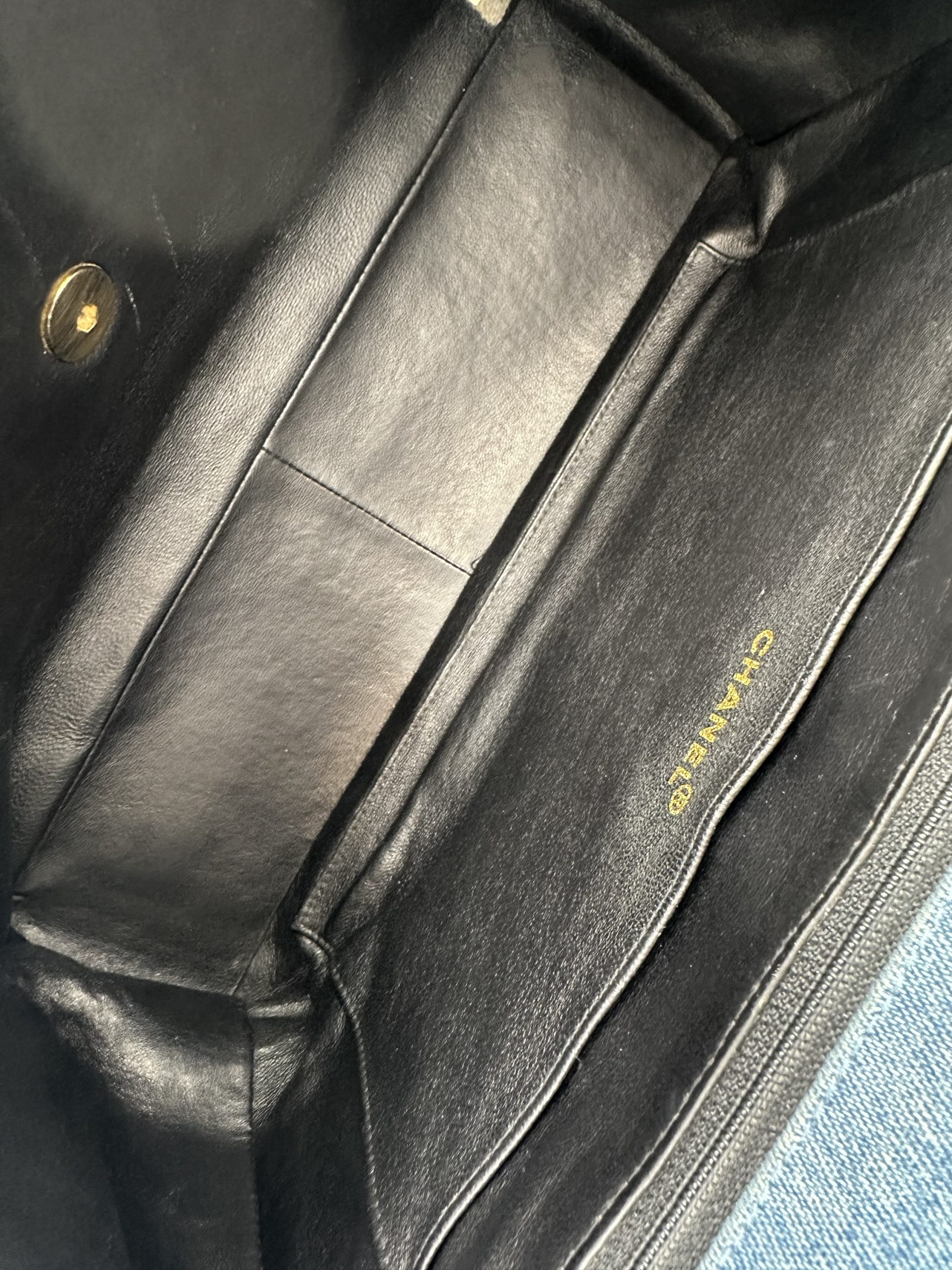Chanel Maxi flap bag denim - Billede 17