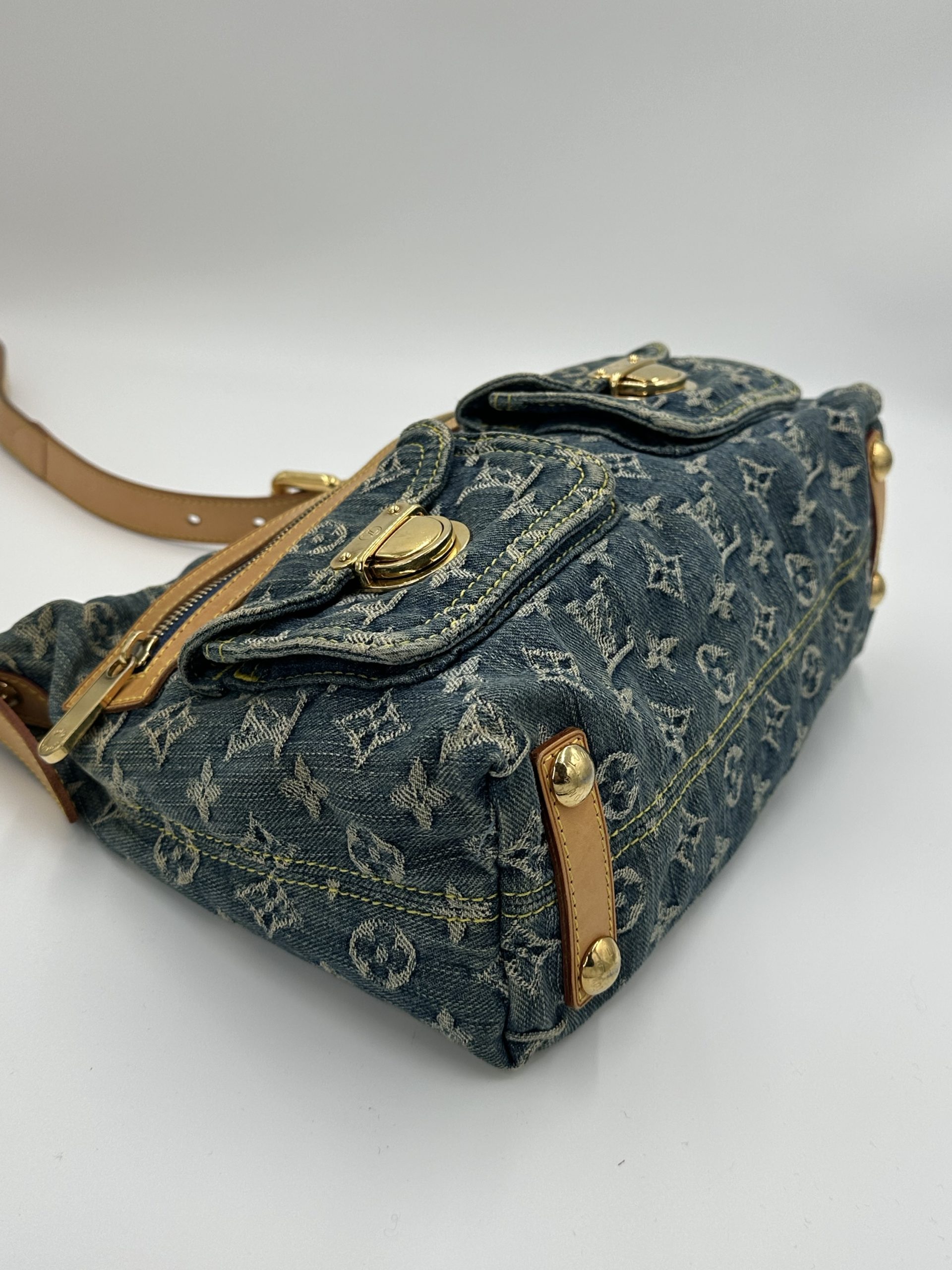 Louis Vuitton Monogram Denim Baggy PM - Billede 5