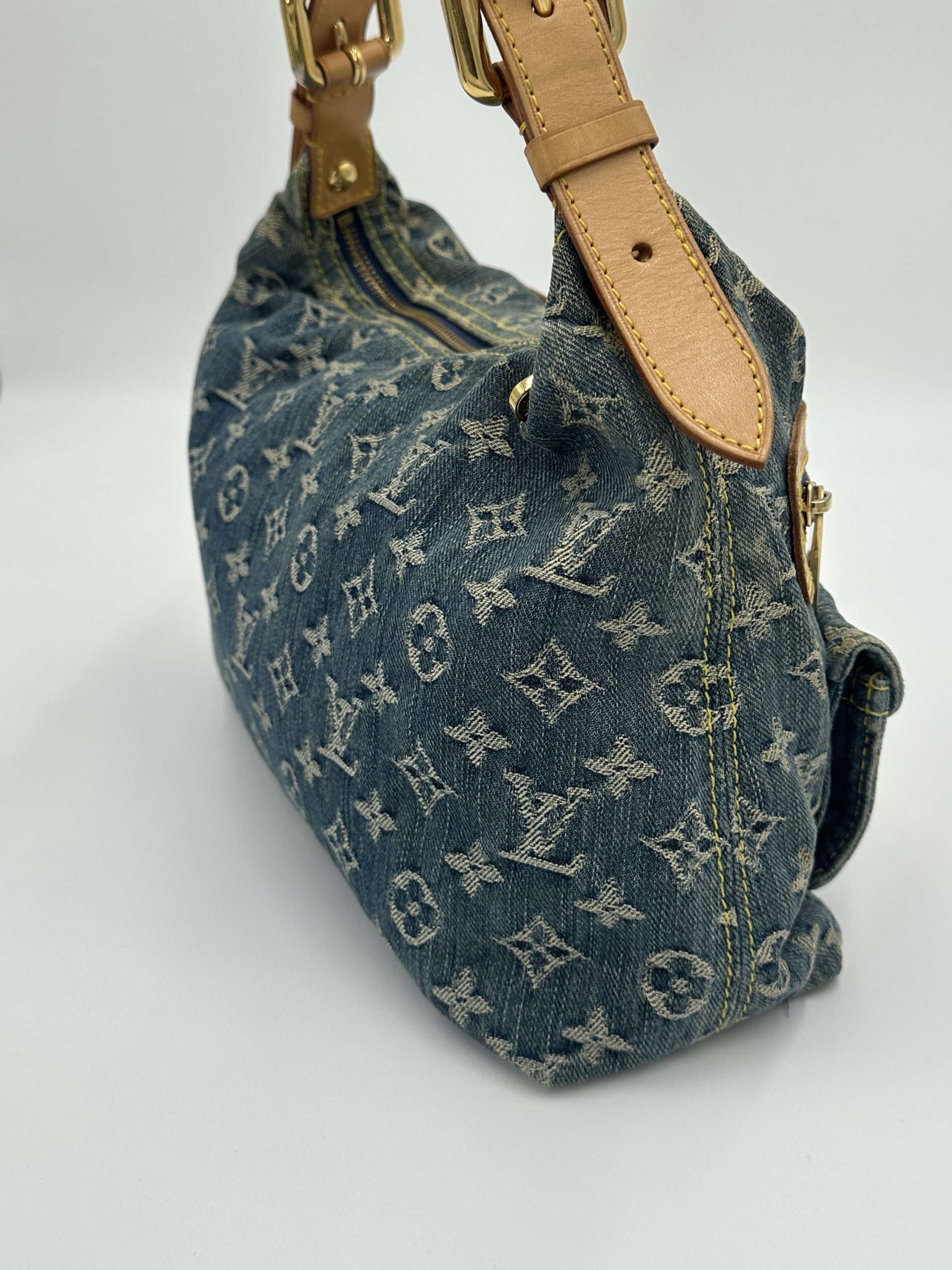 Louis Vuitton Monogram Denim Baggy PM - Billede 10
