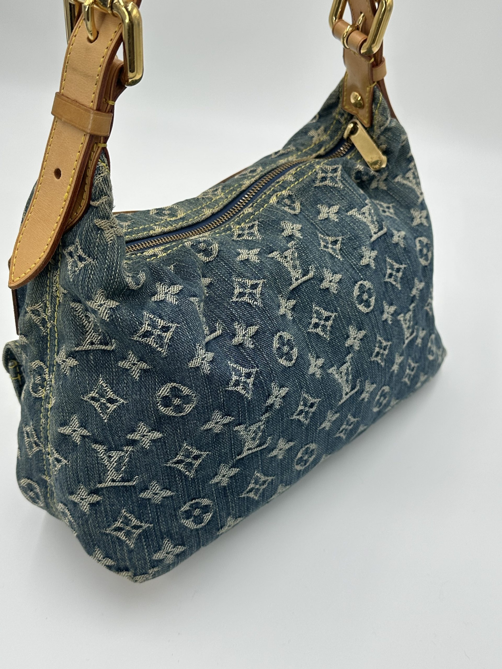 Louis Vuitton Monogram Denim Baggy PM - Billede 11